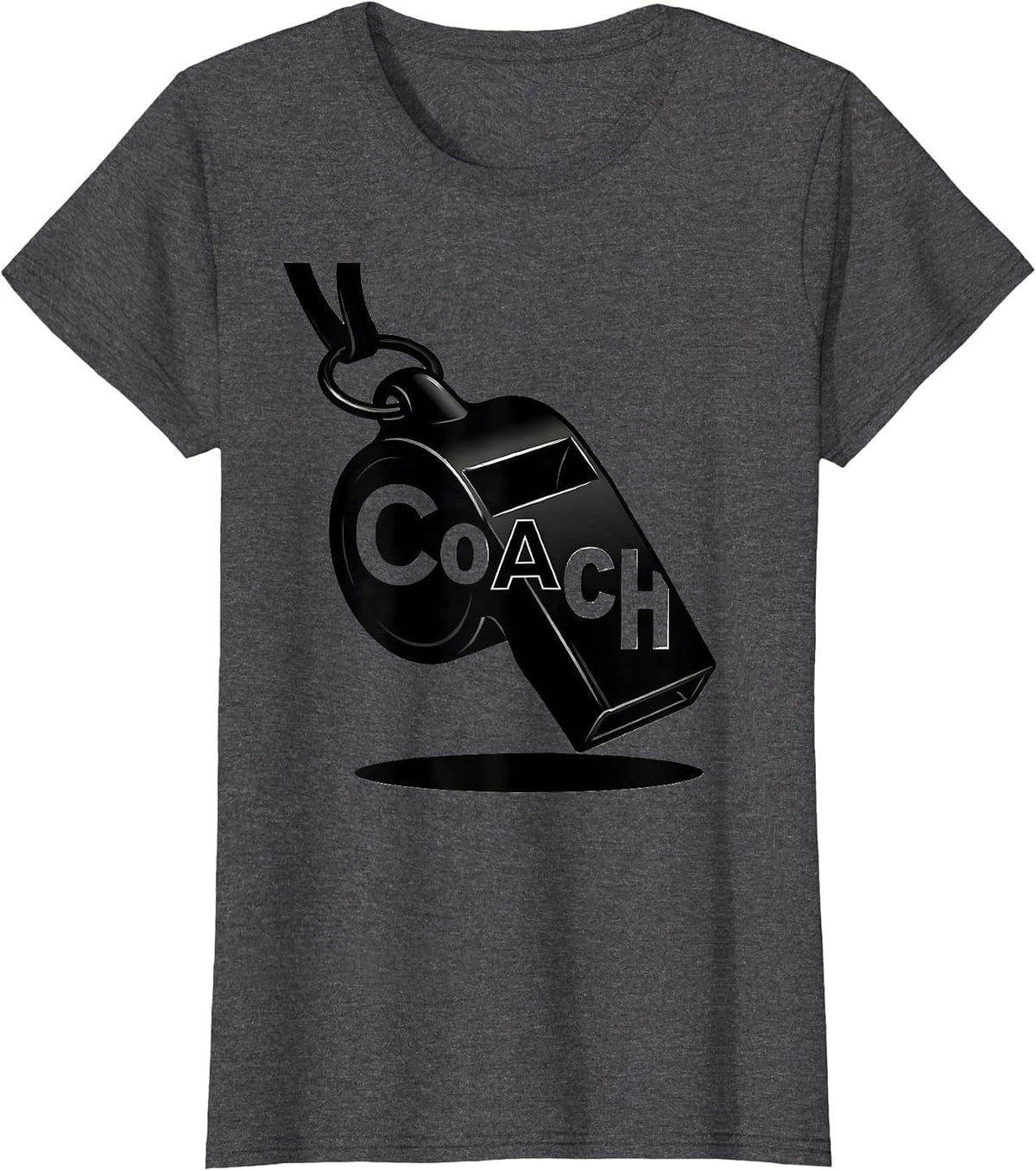 Women's CoAcH Funny Chemistry Teacher Science Geek Gift T-Shirt - Dark Heather Grey