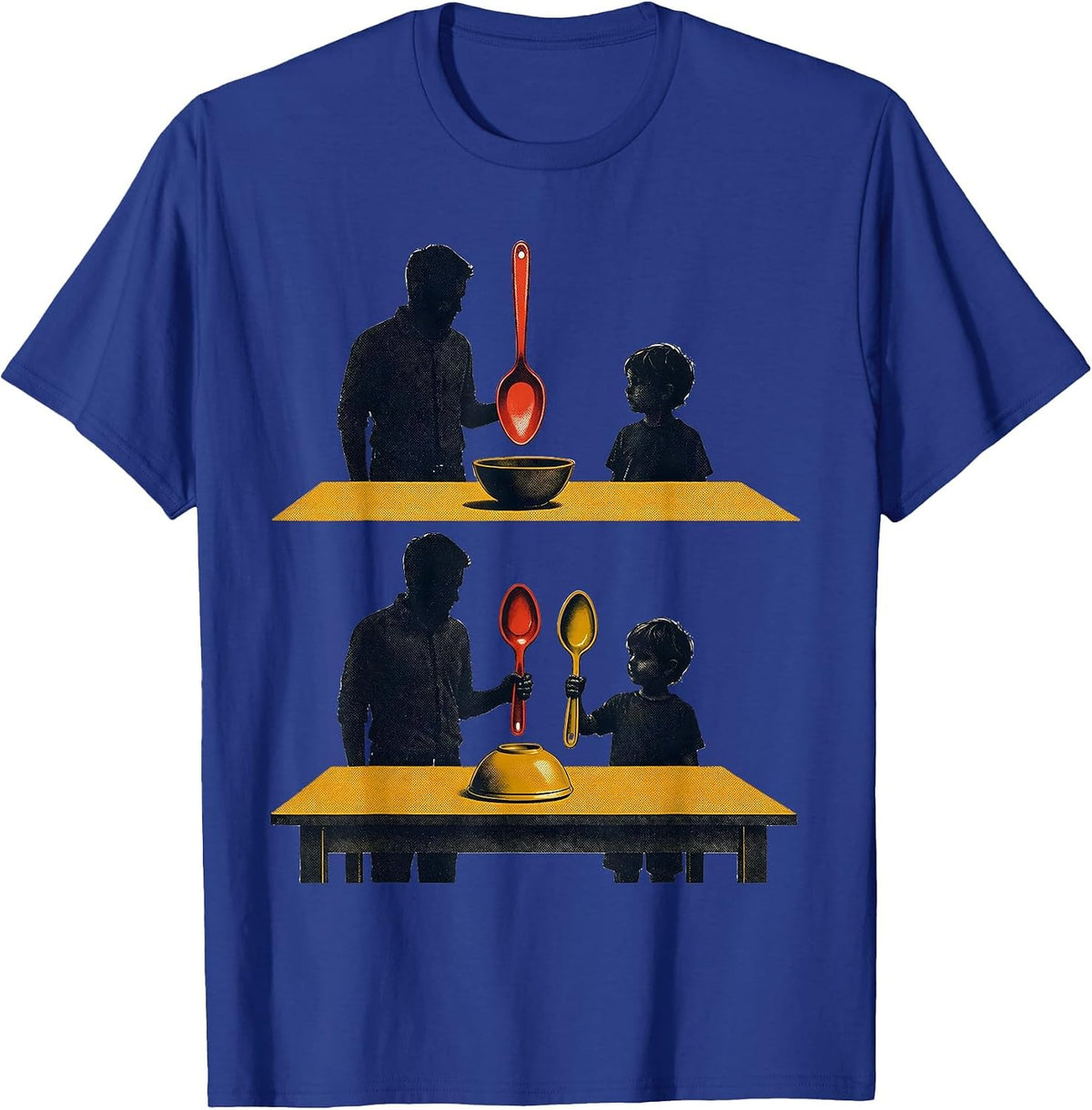Stacked Kitchen Vignettes Funny Grammar Teacher Gift T-Shirt - Royal Blue