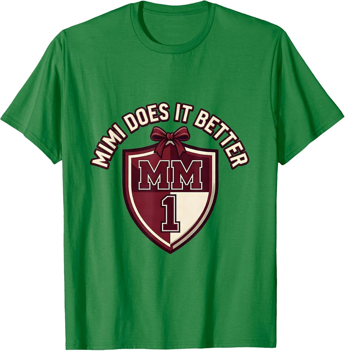 Men's Mimi Does It Better Proud Grandma Design T-Shirt - Kelly Green