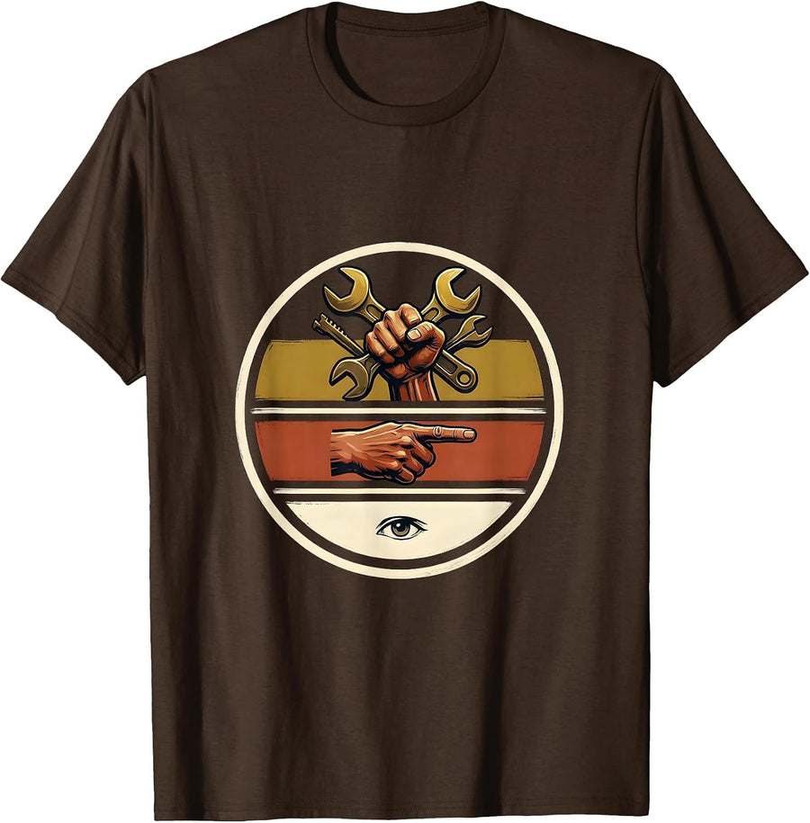 Sealed Rate Board Mechanic Workshop Humor Auto Repair T-Shirt - Brown