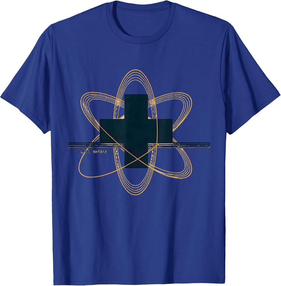 I Am Well Grounded Funny Science Nerd Gift Periodic Table T-Shirt - Royal Blue