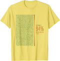 Men's My Brain Is 94% Musical Theatre Lyrics Funny Theatre Lover T-Shirt - Lemon Yellow