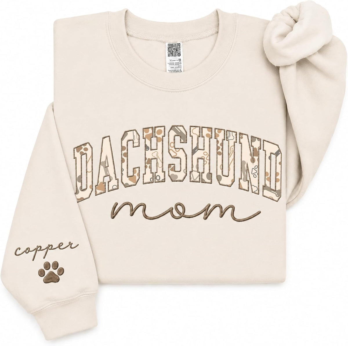 Custom Dog Embroidered Sweatshirt, Custom Dog Mom Sweatshirt, Dogs Shirt for Women, Dogs Mom Gifts, Pet Lover Gift -