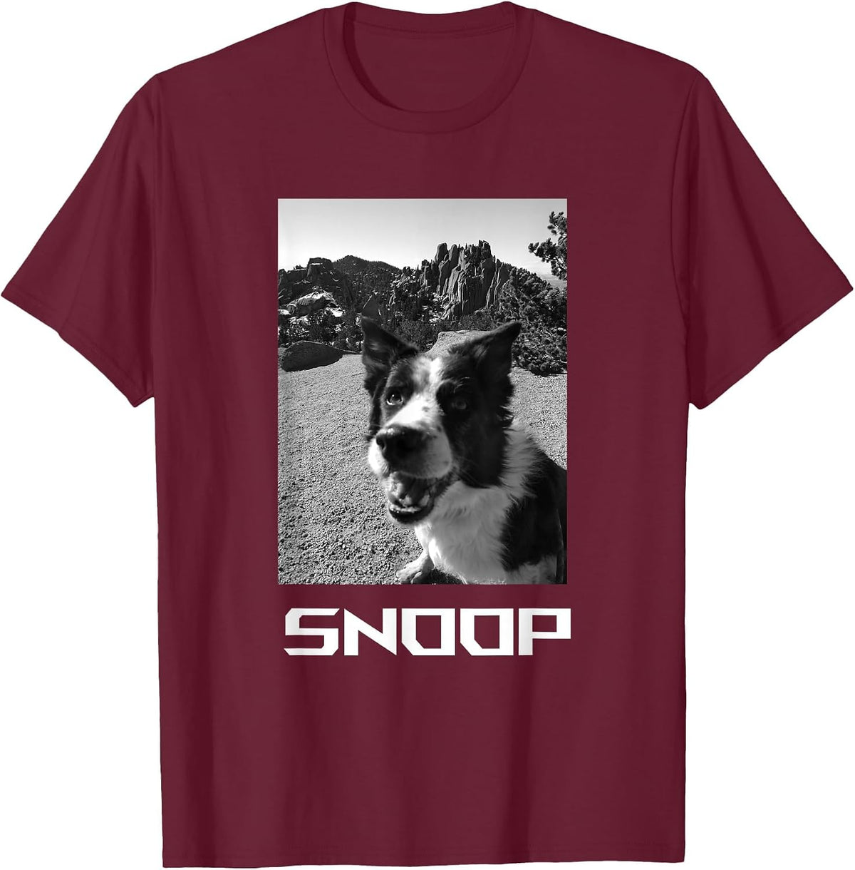 Snoop Dog T-Shirt - Burgundy