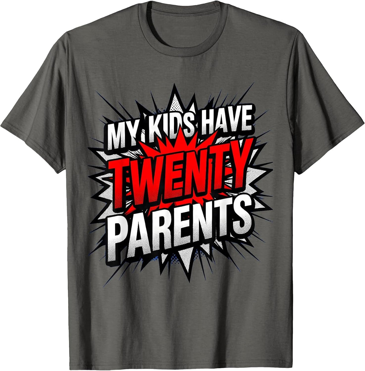 Men's My Kids Have Twenty Parents Preschool Teacher T-Shirt - Asphalt Grey