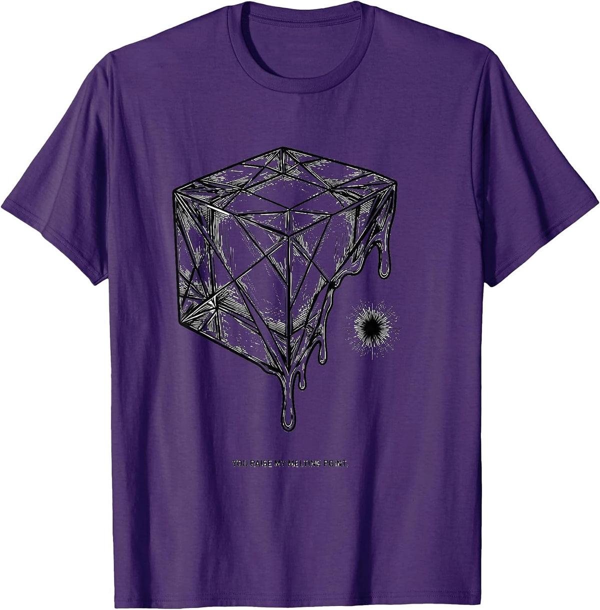 You Raise My Melting Point Funny Science Nerd Gift T-Shirt - Purple