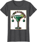Women's All I Want Is A Margarita Funny Tequila Lover Holiday Party T-Shirt - Dark Heather Grey