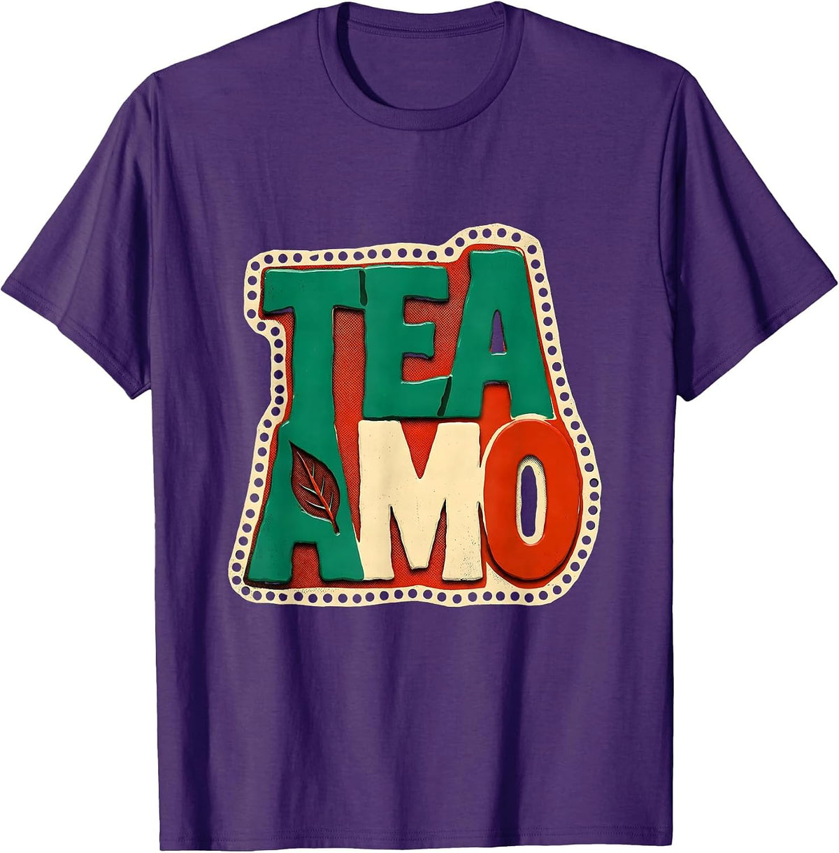 Men's Tea Amo Funny Spanish Pun Cinco De Mayo Party Humor T-Shirt - Purple