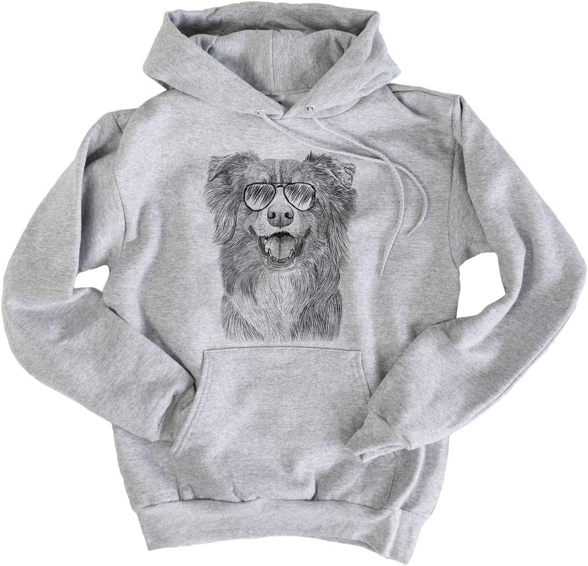 Aviator Aussie Parker the Australian Shepherd Dog T-Shirt - Pullover Hoodie Sweatshirt