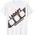 Men's I Adapt Periodically Funny Chemistry Science Student Nerdy T-Shirt - White
