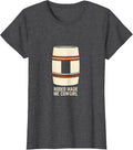 Women's Rodeo Made Me Cowgirl Vintage Western Cowgirl Humor T-Shirt - Dark Heather Grey