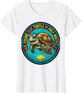 Women's We Found Our Turtle In Half Moon Cay Cartoon Sea Turtle T-Shirt - White