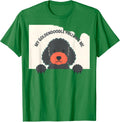 Men's My Goldendoodle Follows Me Cute Goldendoodle Dog Lover Cozy T-Shirt - Kelly Green