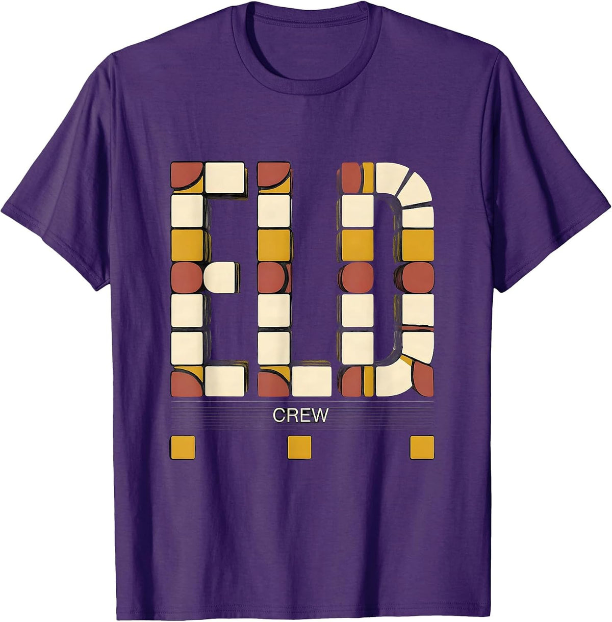Men's ELD Crew English Language Development ELD Teacher ELD Team T-Shirt - Purple