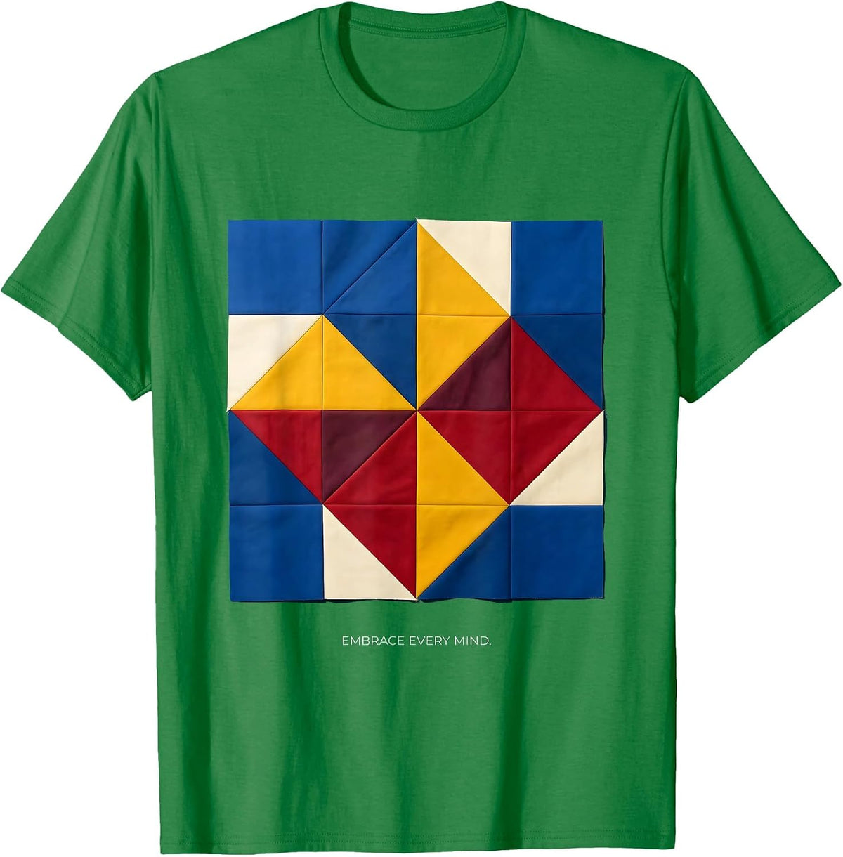 Men's Embrace Every Mind Autism Awareness Design T-Shirt - Kelly Green
