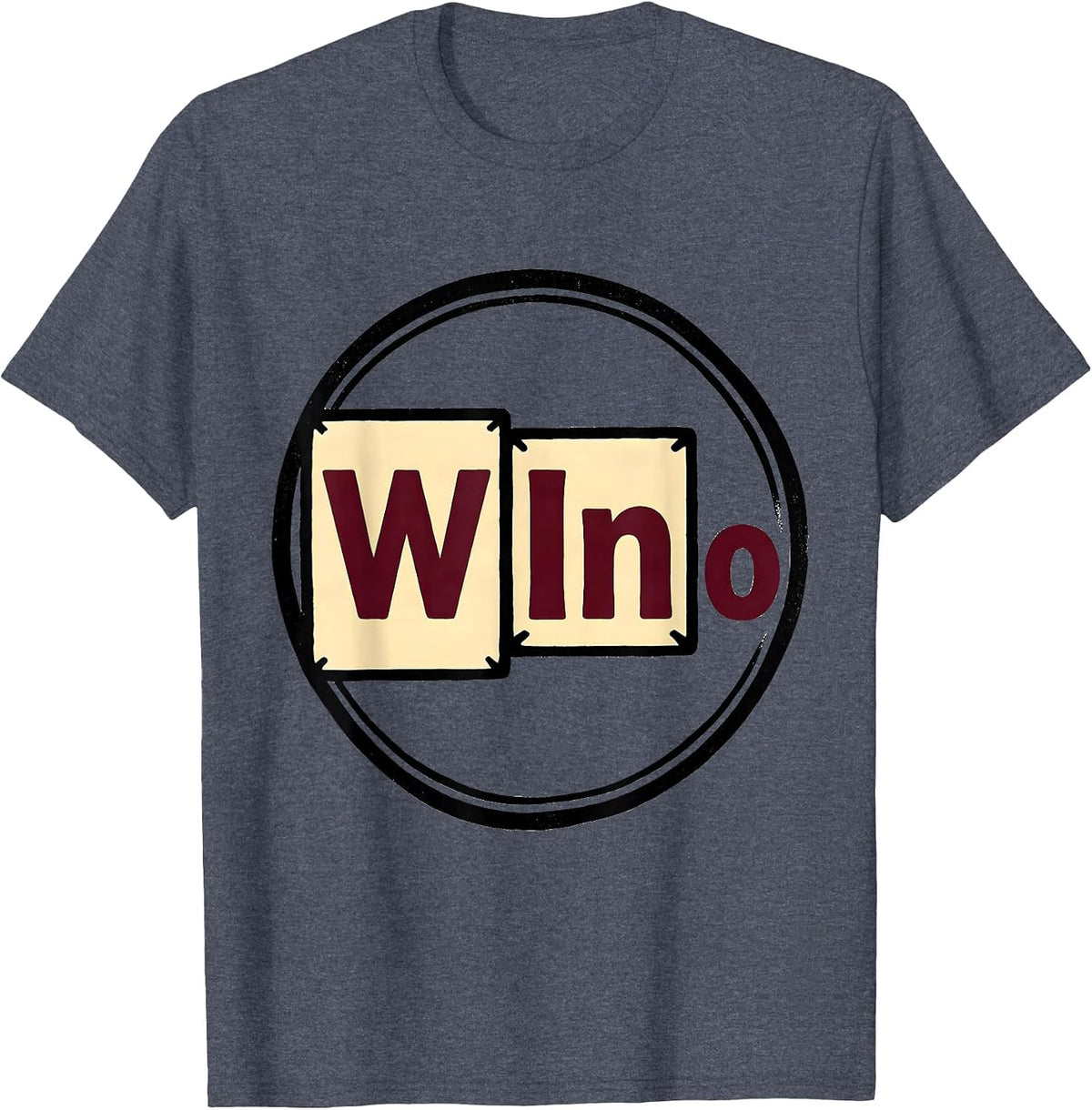 WInO Nerdy Science Pun Humor Periodic Table Geek Gift T-Shirt - Heather Blue