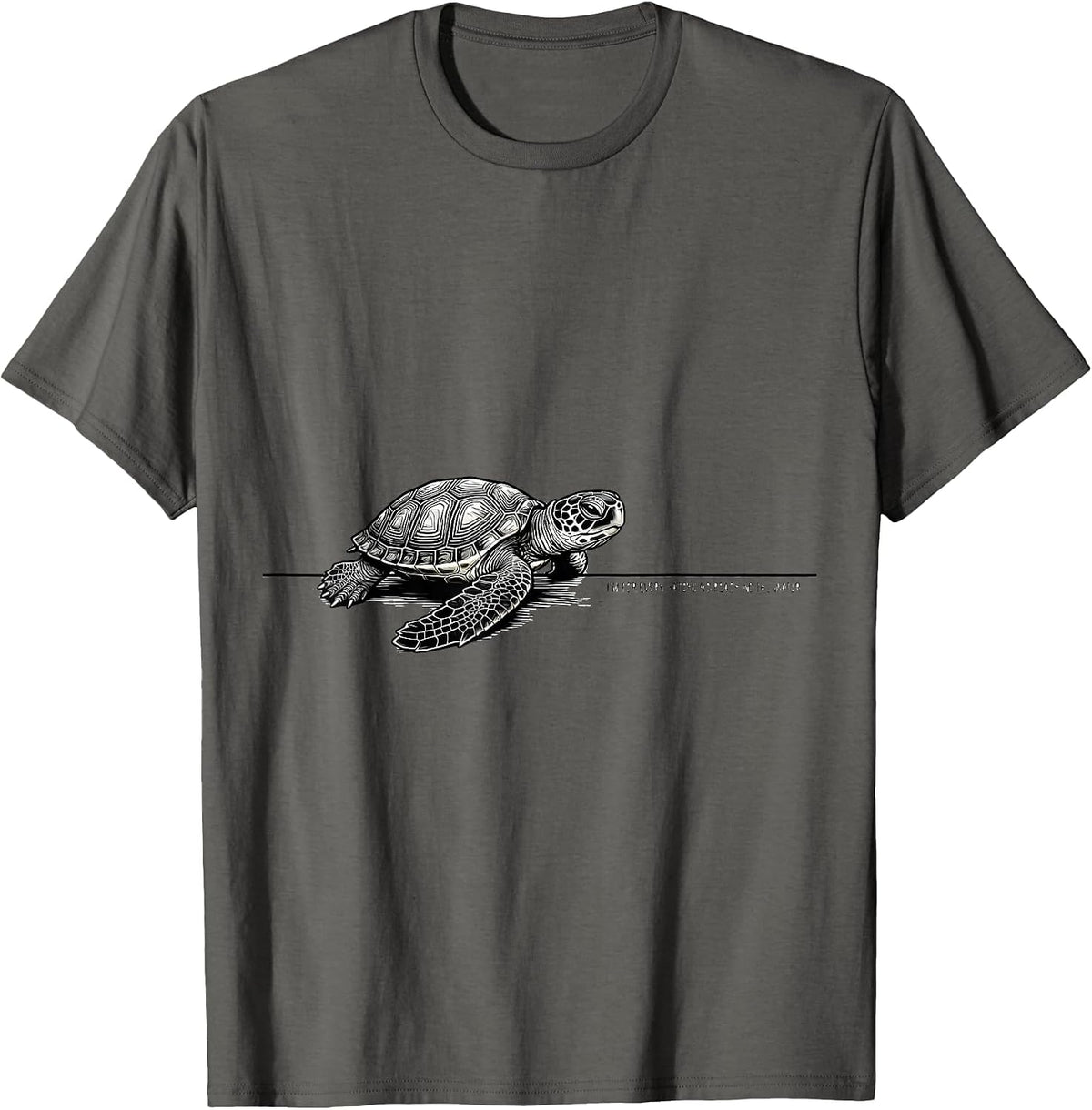 I'm For Every Hatchling Reaching The Water Sea Turtle Lover T-Shirt - Asphalt Grey