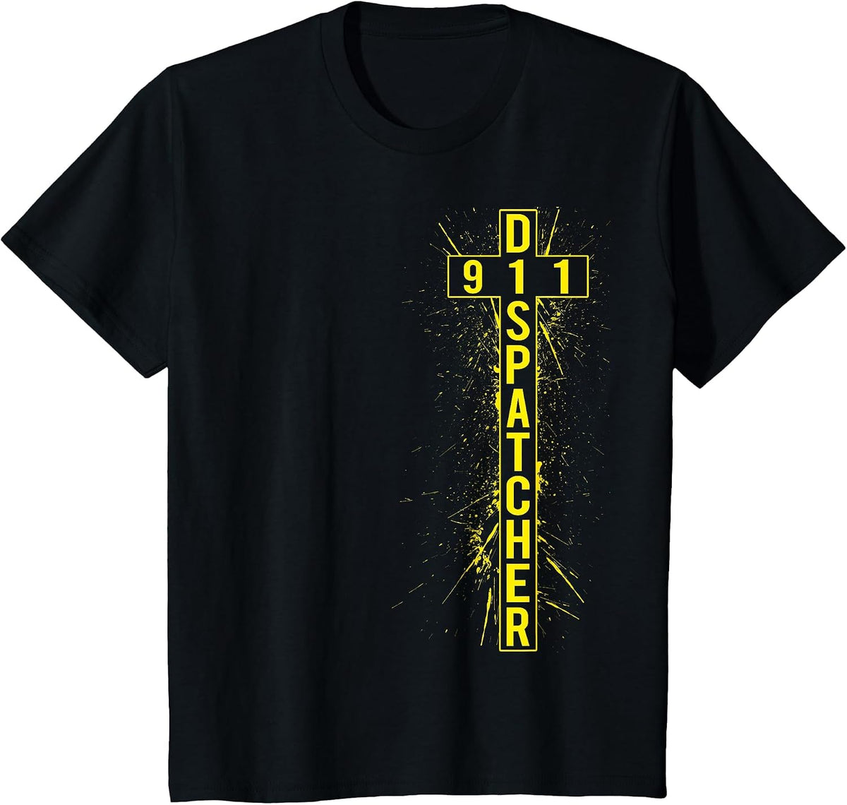 Christian 911 Dispatcher T-Shirt - Black
