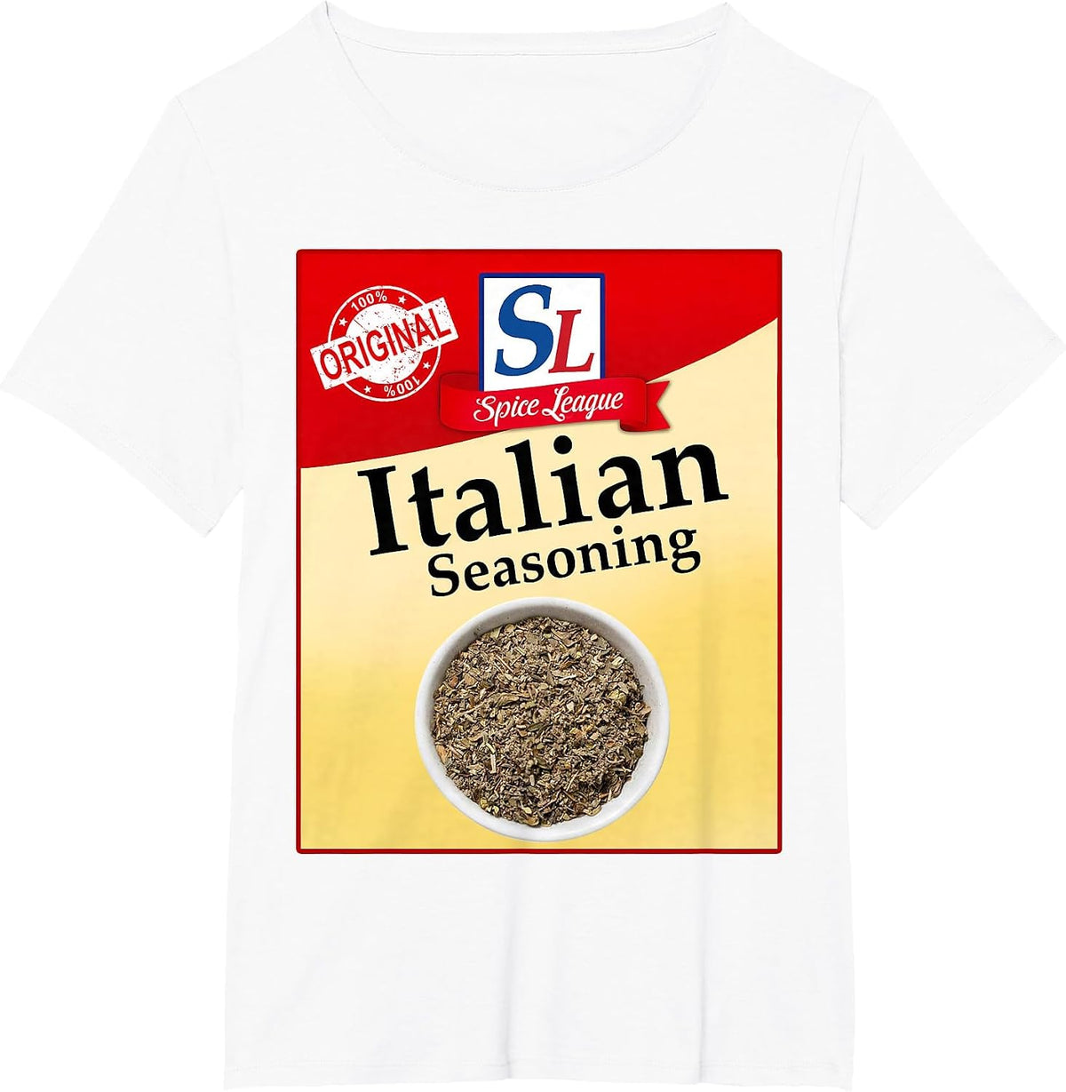 Italian Seasoning Family Matching Halloween Group Costume T-Shirt - White