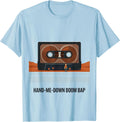 Men's Hand-Me-Down Boom Bap Old School Hip Hop 80s 90s Retro T-Shirt - Baby Blue