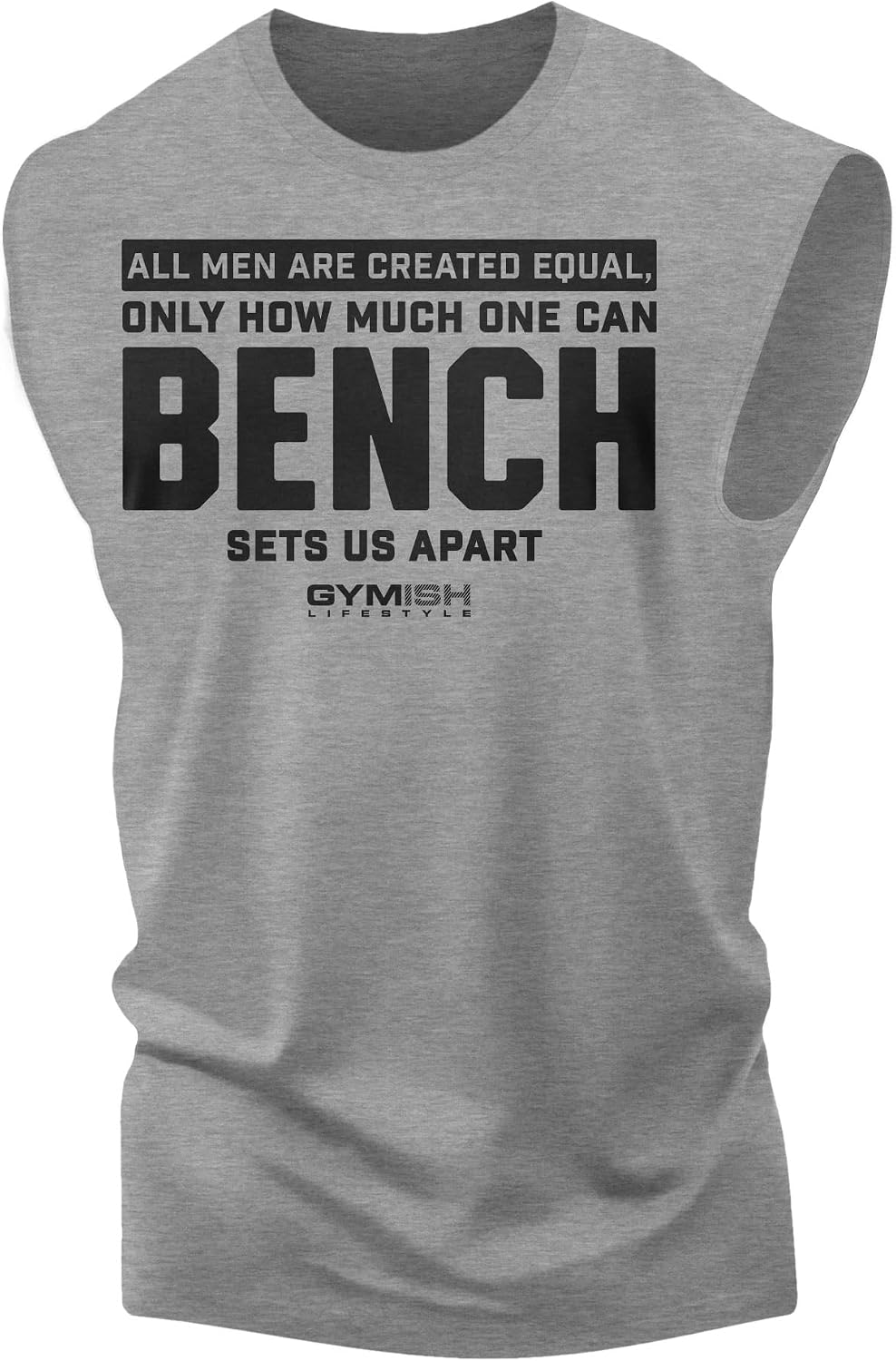 Gymish Lifestyle Workout Mens Shirt, Bench Sets US Apart Lifting Gift T-Shirt - 4. Bench Muscle Tank Top