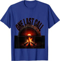 One Last Call Funny BBQ Pitmaster Grill Dad Humor T-Shirt - Royal Blue