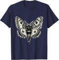 UNBOUND Punk Metal 90s Pop Art Graffiti Animal Portrait T-Shirt - Navy Blue