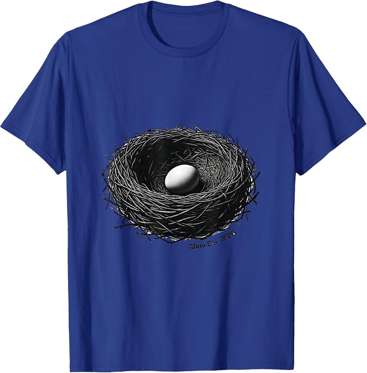 Men's Mimi Est 2026 Funny First Time Grandma Grandmother Spoiling T-Shirt - Royal Blue