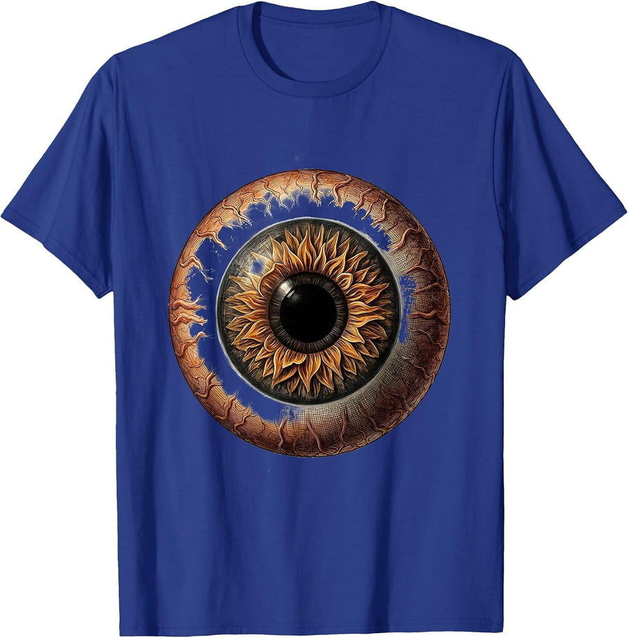 Solar Eye Science Teacher Graphic Design T-Shirt - Royal Blue