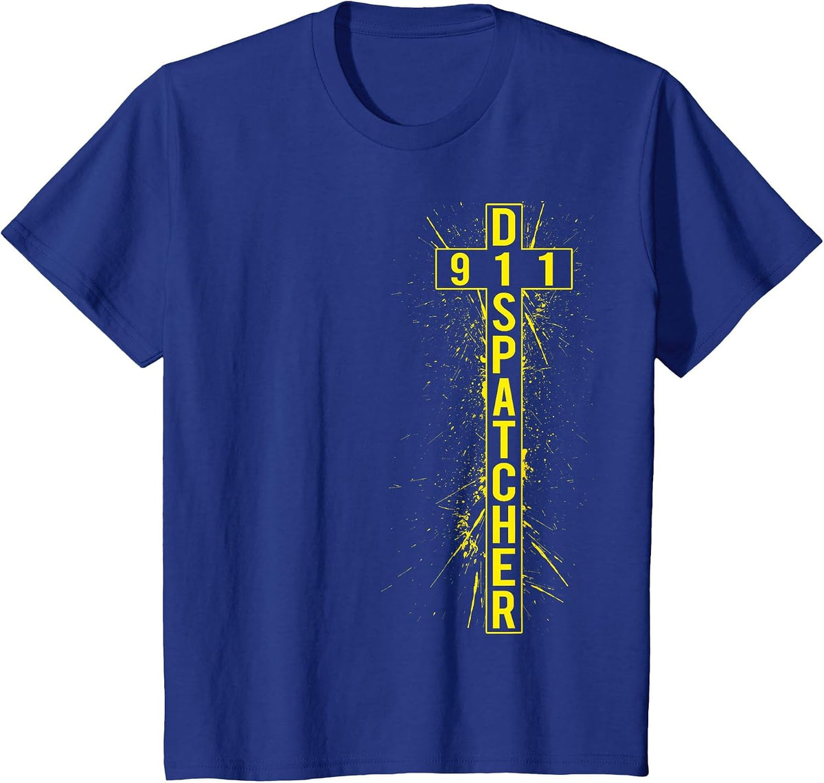 Christian 911 Dispatcher T-Shirt - Royal Blue