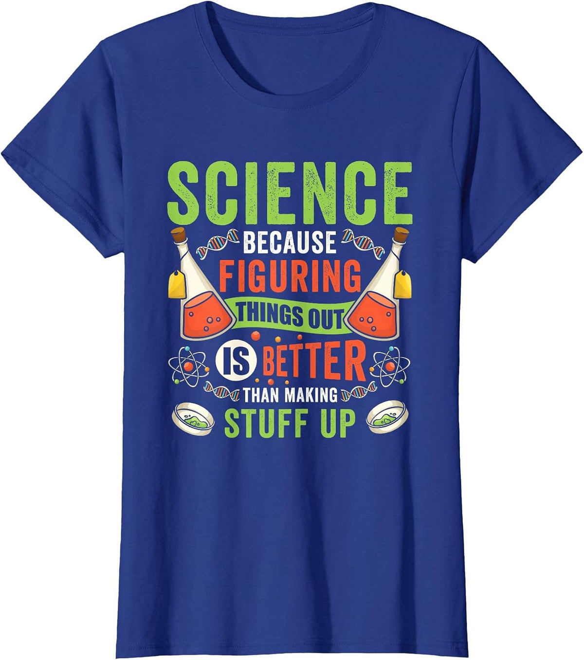 Science It's Like Magic But Real Science Physics Chemistry T-Shirt - Royal Blue