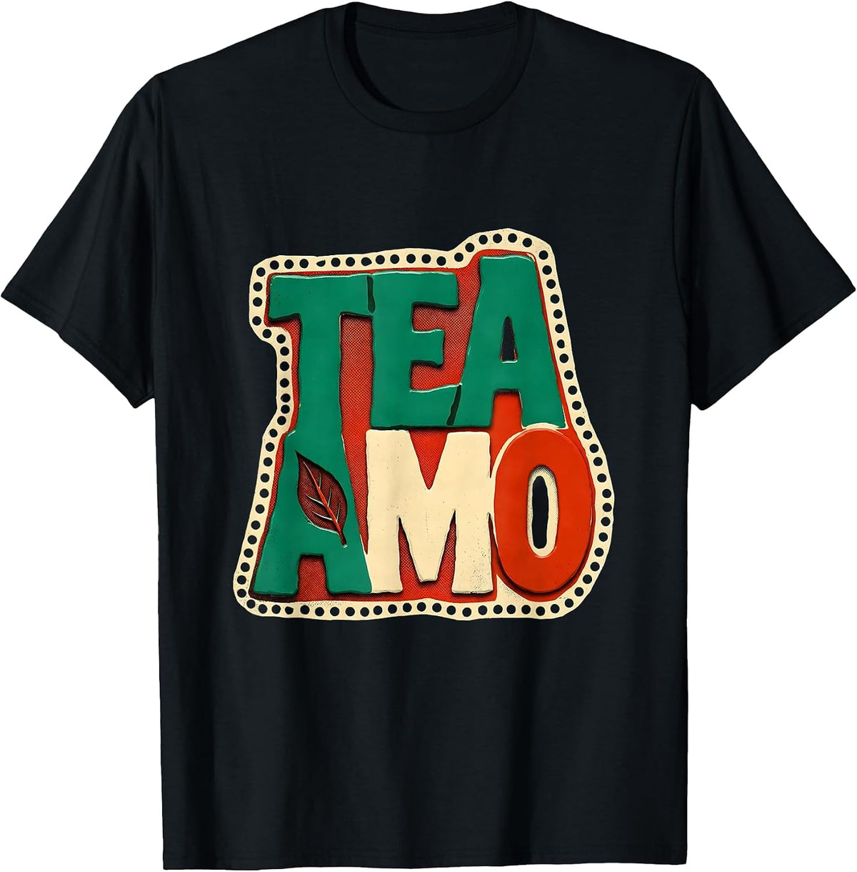 Men's Tea Amo Funny Spanish Pun Cinco De Mayo Party Humor T-Shirt - Black