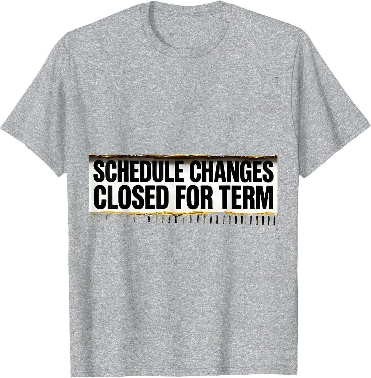 Men's Schedule Changes Closed For Term Groovy School Counselor T-Shirt - Heather Grey