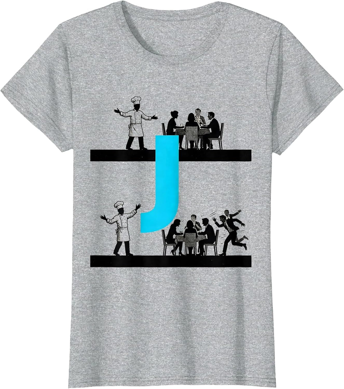 Women's Punctuation Saves Lives Comma Humor Grammar Teacher Gift T-Shirt - Heather Grey