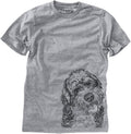 Bare Kaci the Bernedoodle Dog Triblend T-Shirt - Unisex Grey Crew Neck