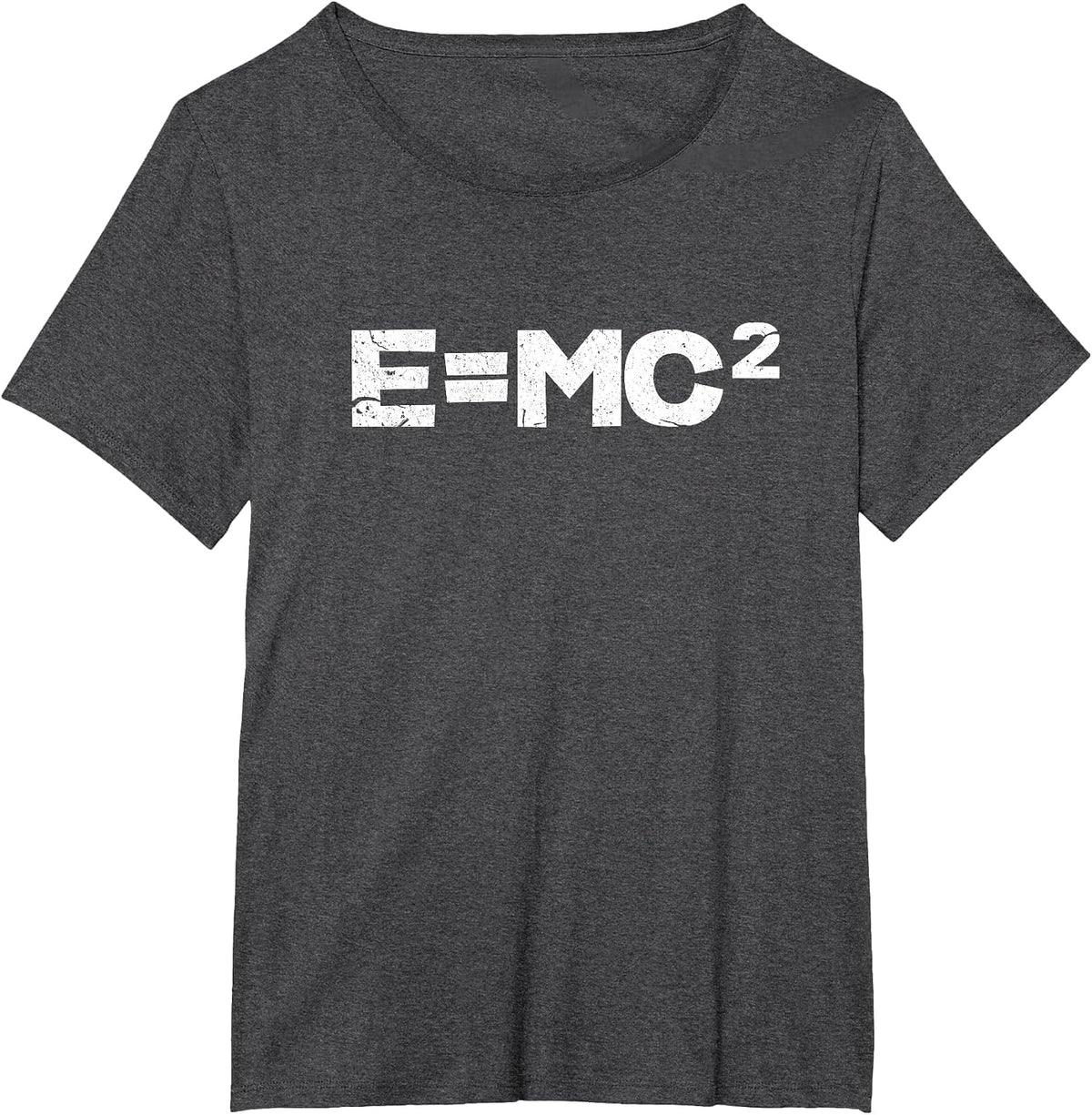E Mc2 Funny Science Math Teacher Student T-Shirt - Dark Heather Grey
