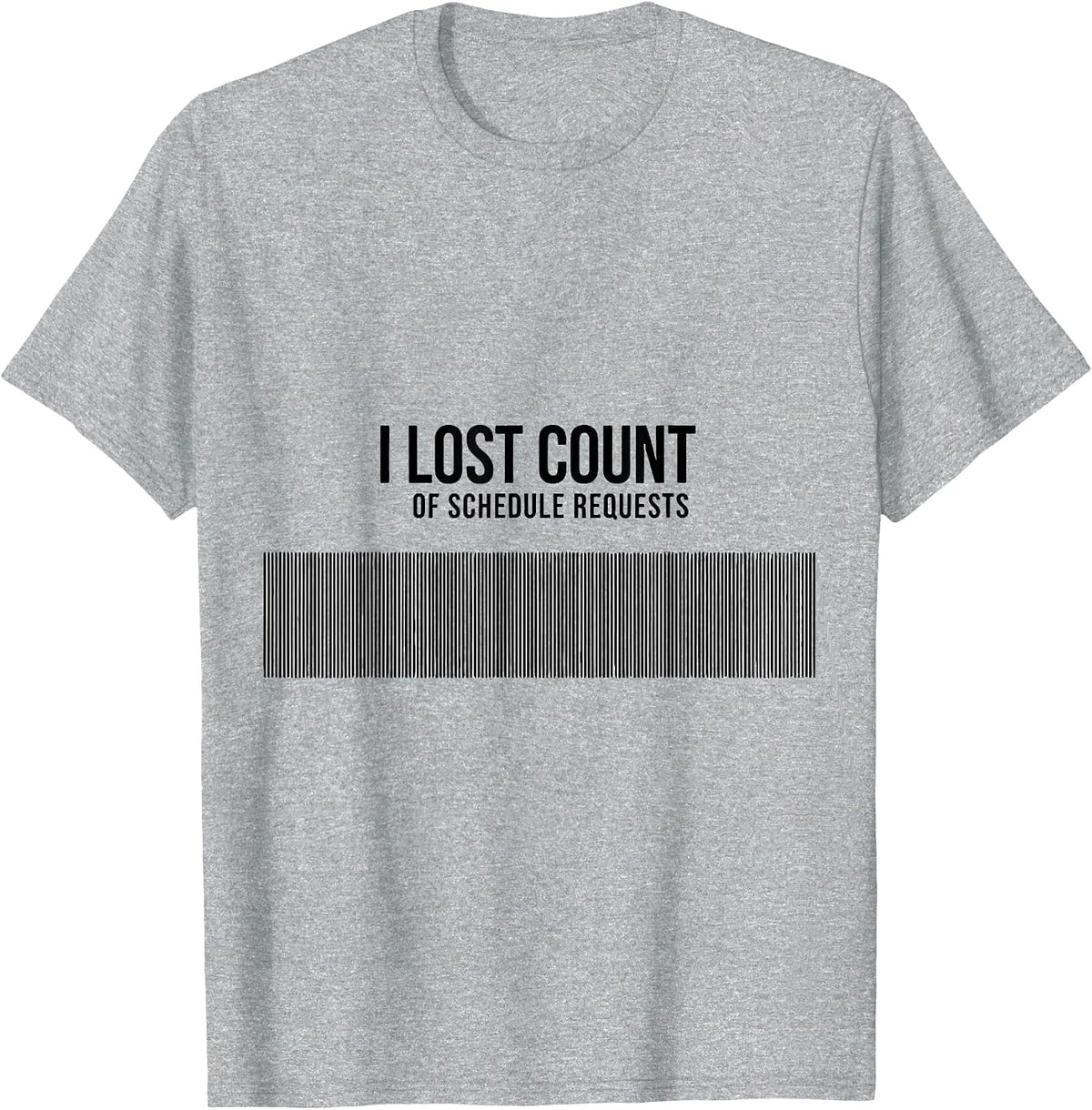Men's I Lost Count Of Schedule Requests Groovy School Counselor T-Shirt - Heather Grey