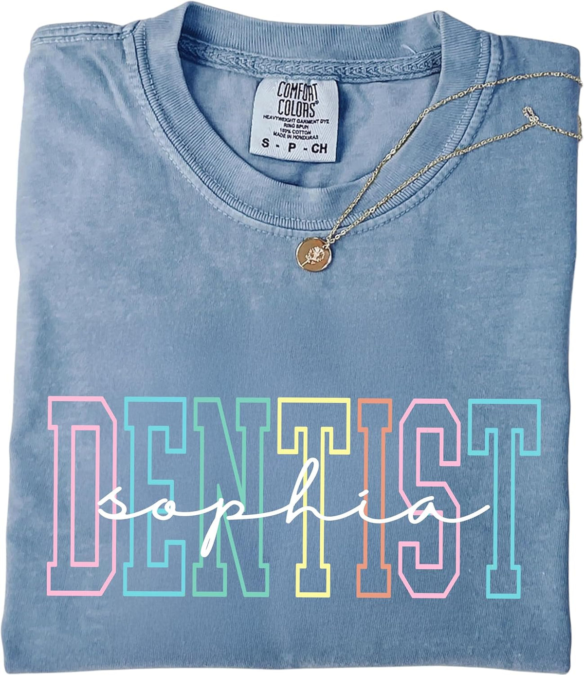 Personalized Dentist T-Shirt, Custom Name Dentistry Workwear Tee, Comfortable Uniform Apparel for Dental Professionals,