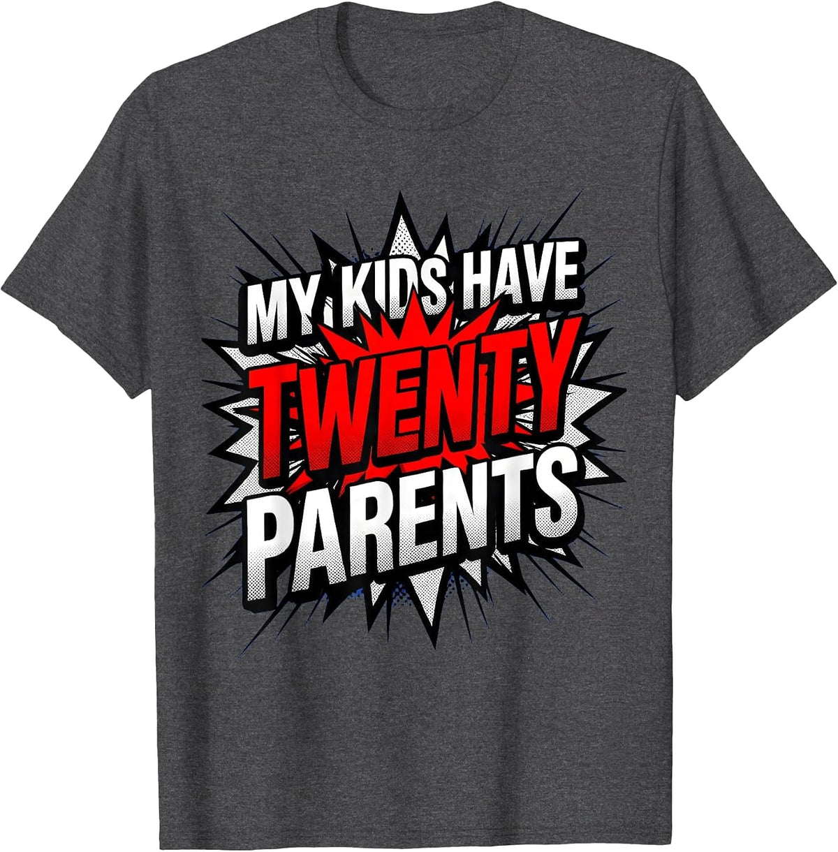 Men's My Kids Have Twenty Parents Preschool Teacher T-Shirt - Dark Heather Grey
