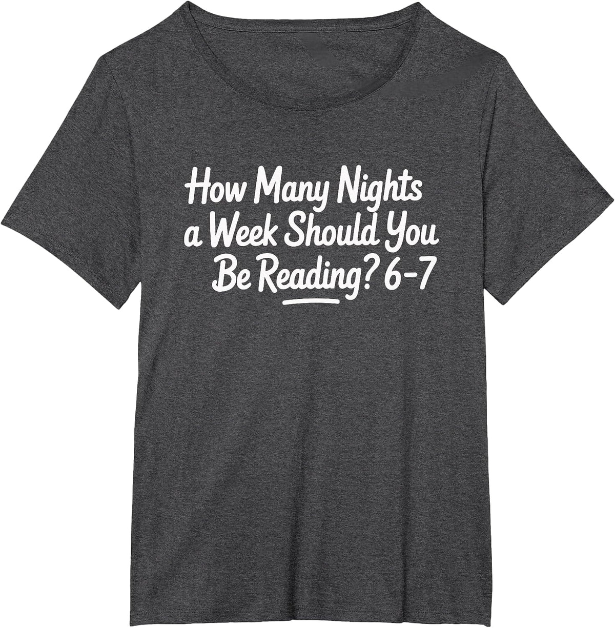 Reading 67 6 7 Meme ELA Teacher Six Seven Student Bookworm T-Shirt - Dark Heather Grey