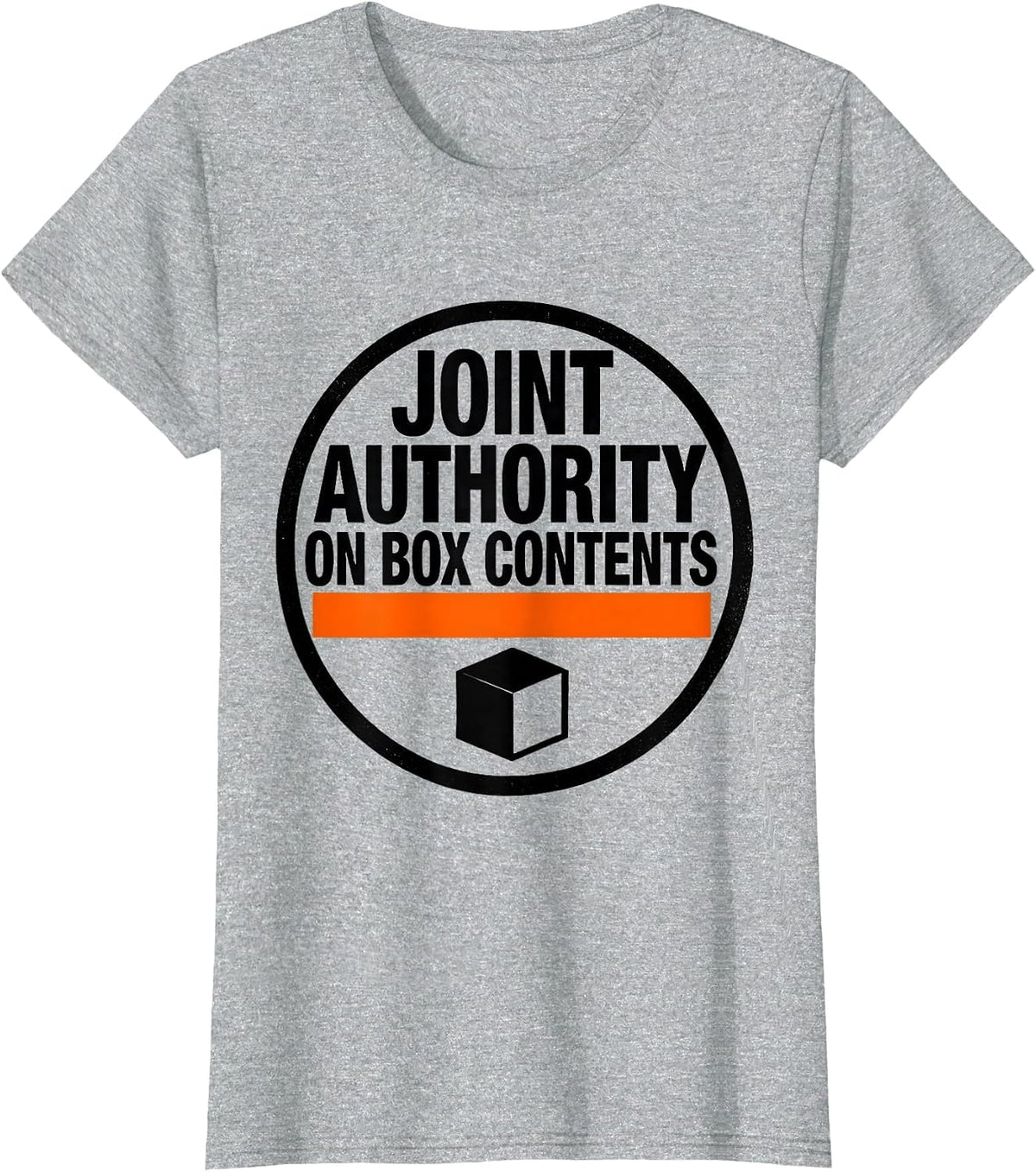 Joint Authority on Box Contents Brutalist Quantum Physics T-Shirt - Heather Grey