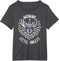 Mommy of Angels Miscarriage Awareness Infant Loss T-Shirt - Dark Heather Grey