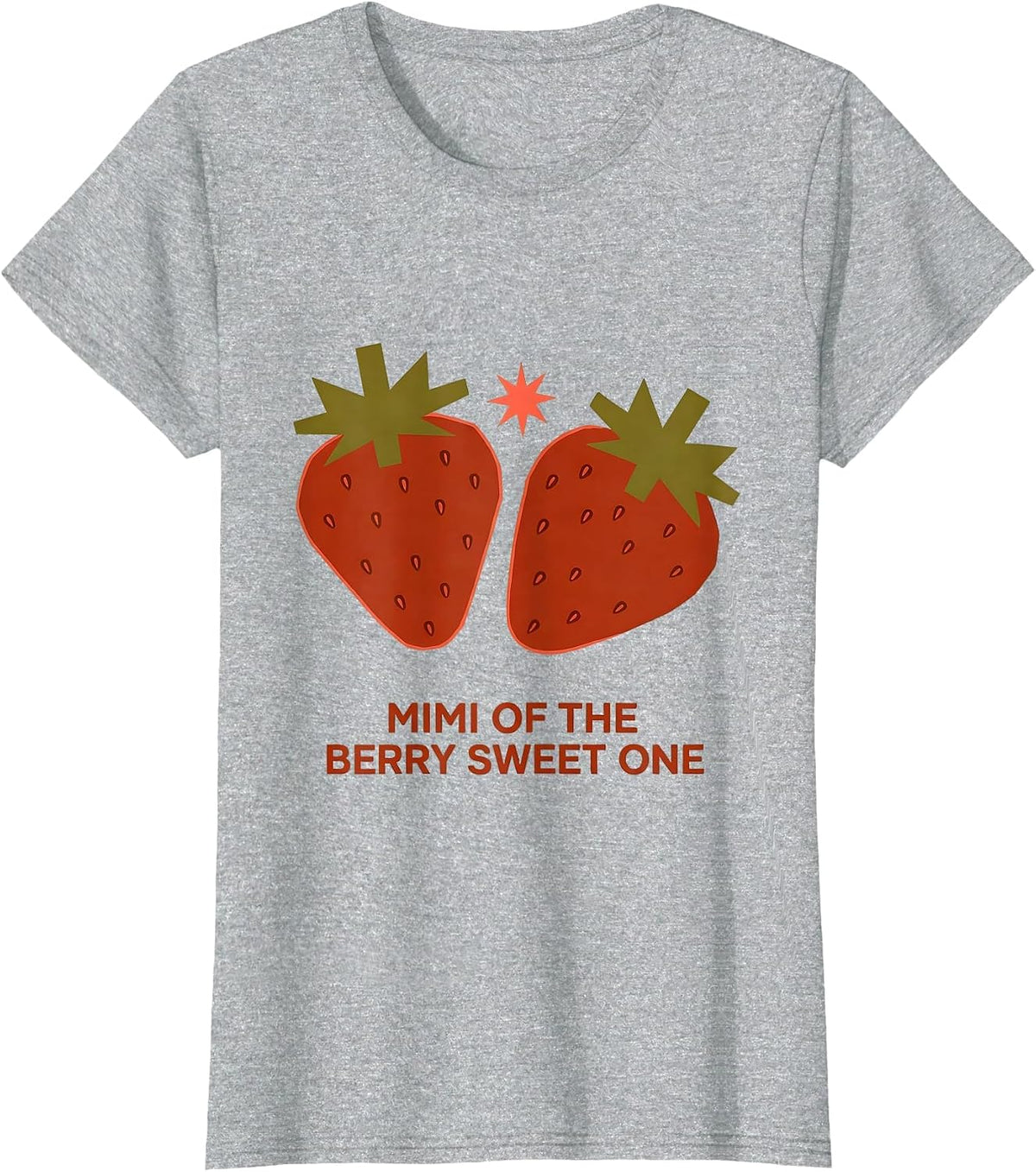 Mimi Of The Berry Sweet One Midcentury Modern First Birthday T-Shirt - Heather Grey