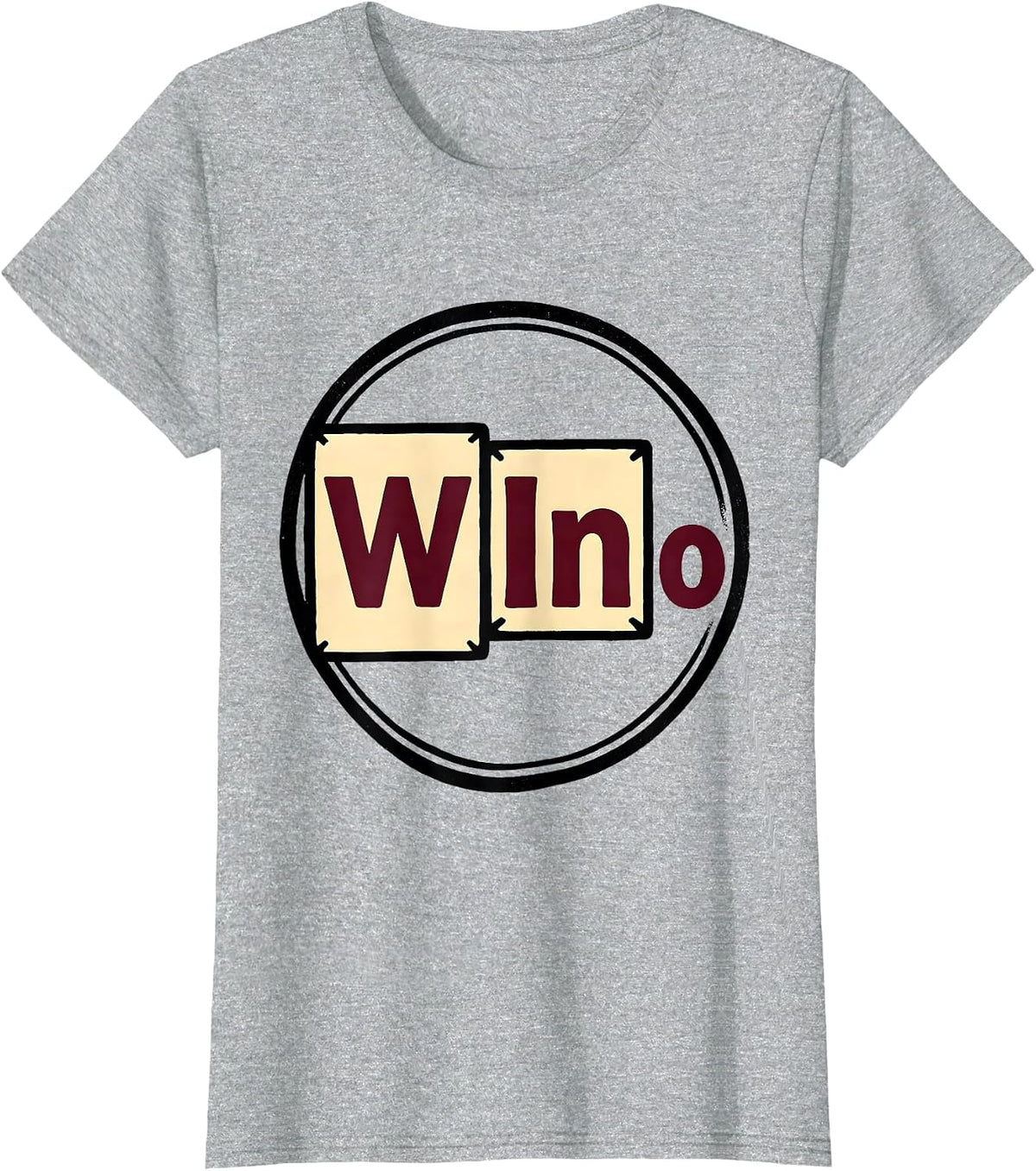 WInO Nerdy Science Pun Humor Periodic Table Geek Gift T-Shirt - Heather Grey