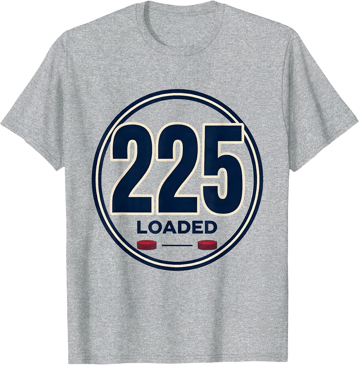 Men's 225 Loaded Sports Jersey Number Fan Gear T-Shirt - Heather Grey