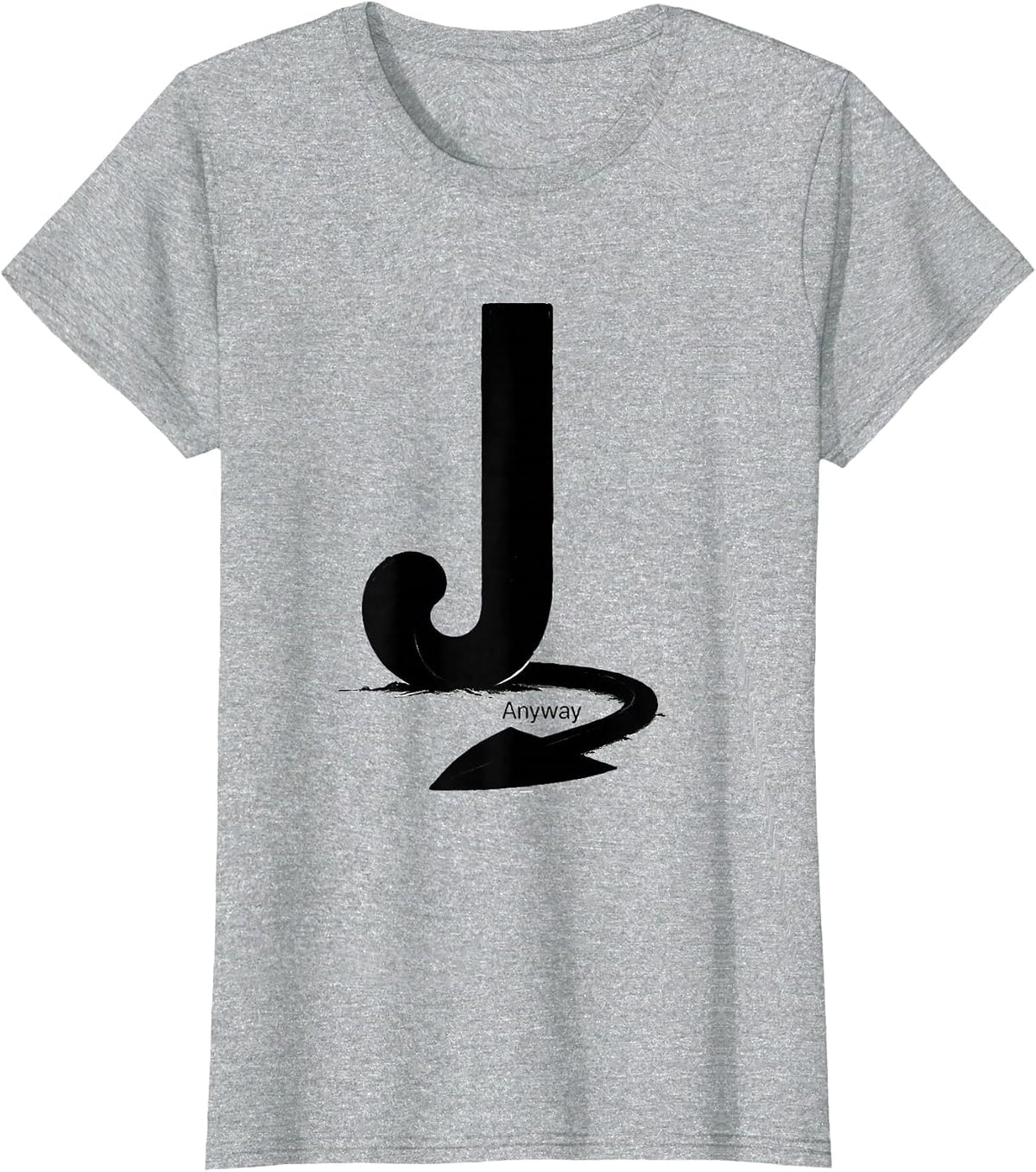 Women's Anyway Funny Grammar Police Punctuation Humor Teacher Gift T-Shirt - Heather Grey