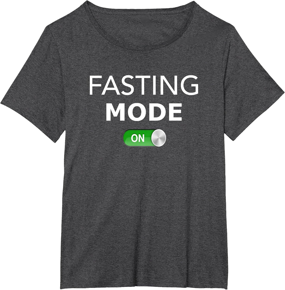 Fasting Mode ON T-Shirt I Funny Ramadan Quote Muslim Shirt T-Shirt - Dark Heather Grey
