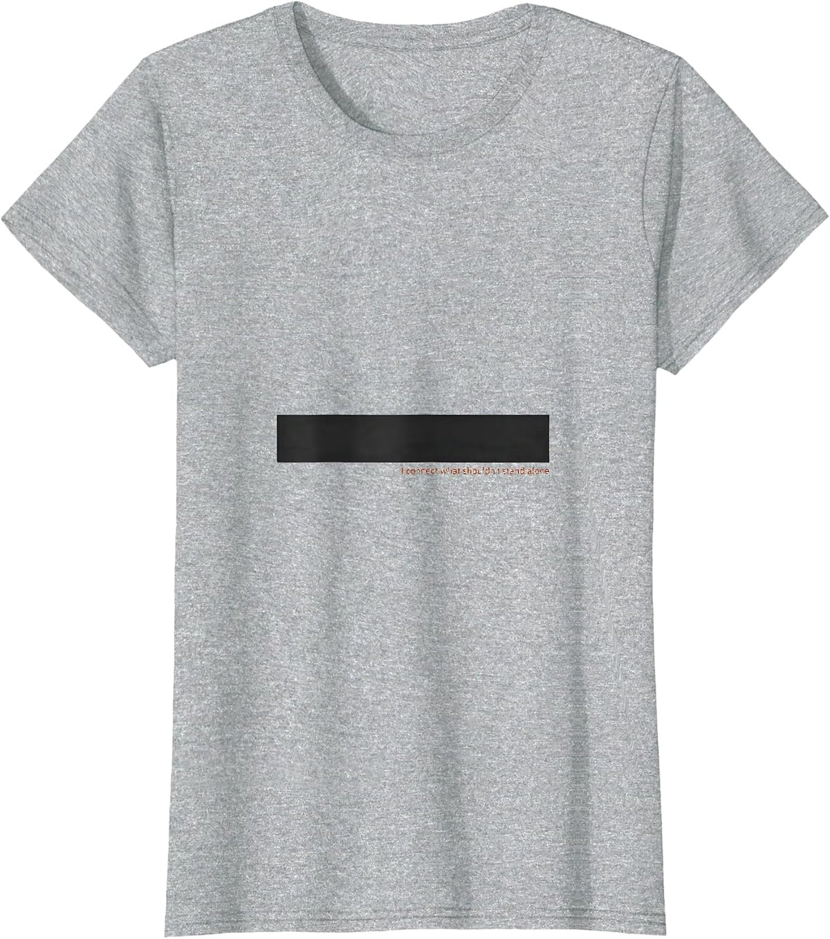 I Connect What Shouldn't Stand Alone Funny Grammar Teacher T-Shirt - Heather Grey