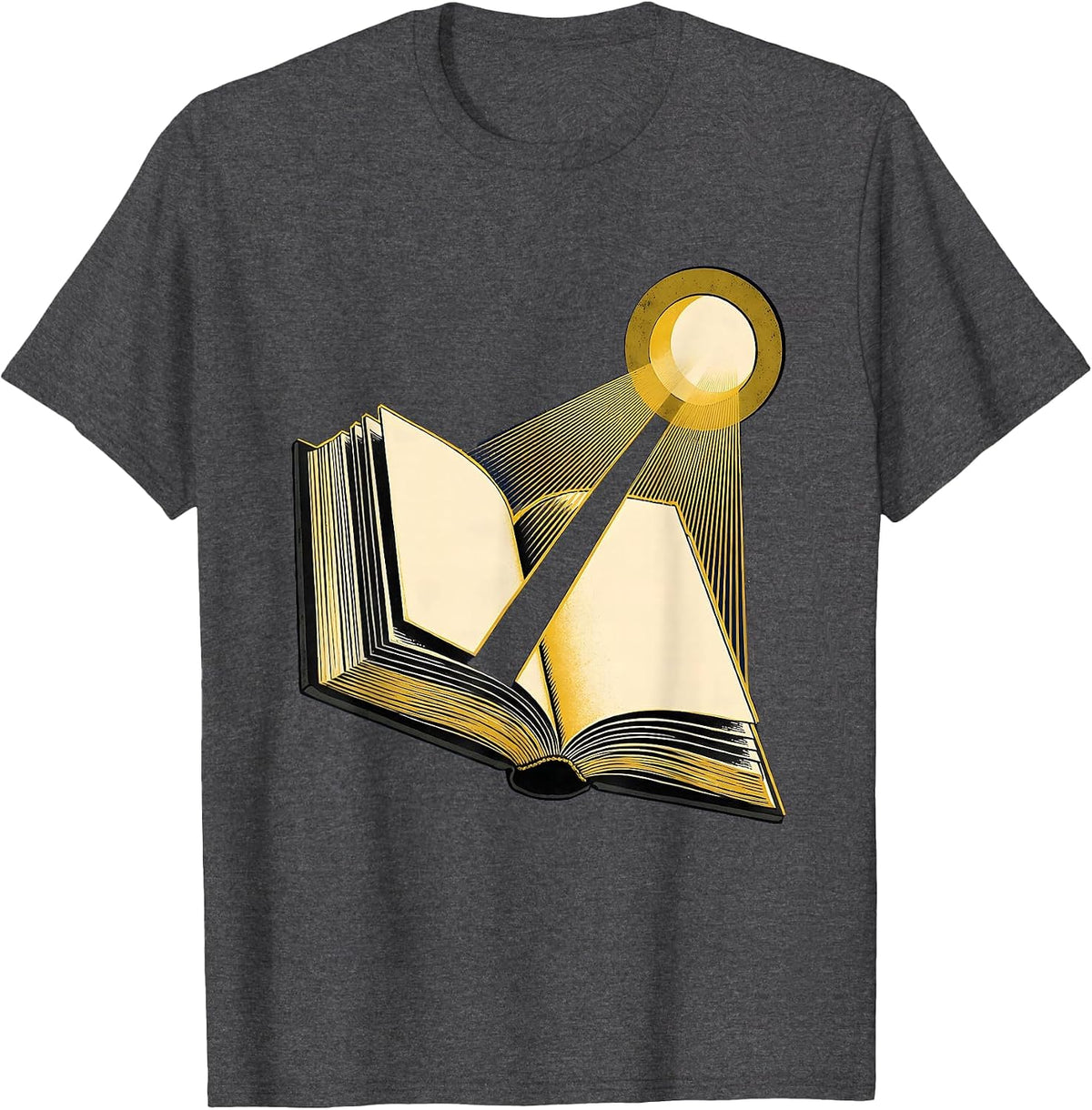 Genesis Light Maxwell Equations Physics Faith Humor T-Shirt - Dark Heather Grey