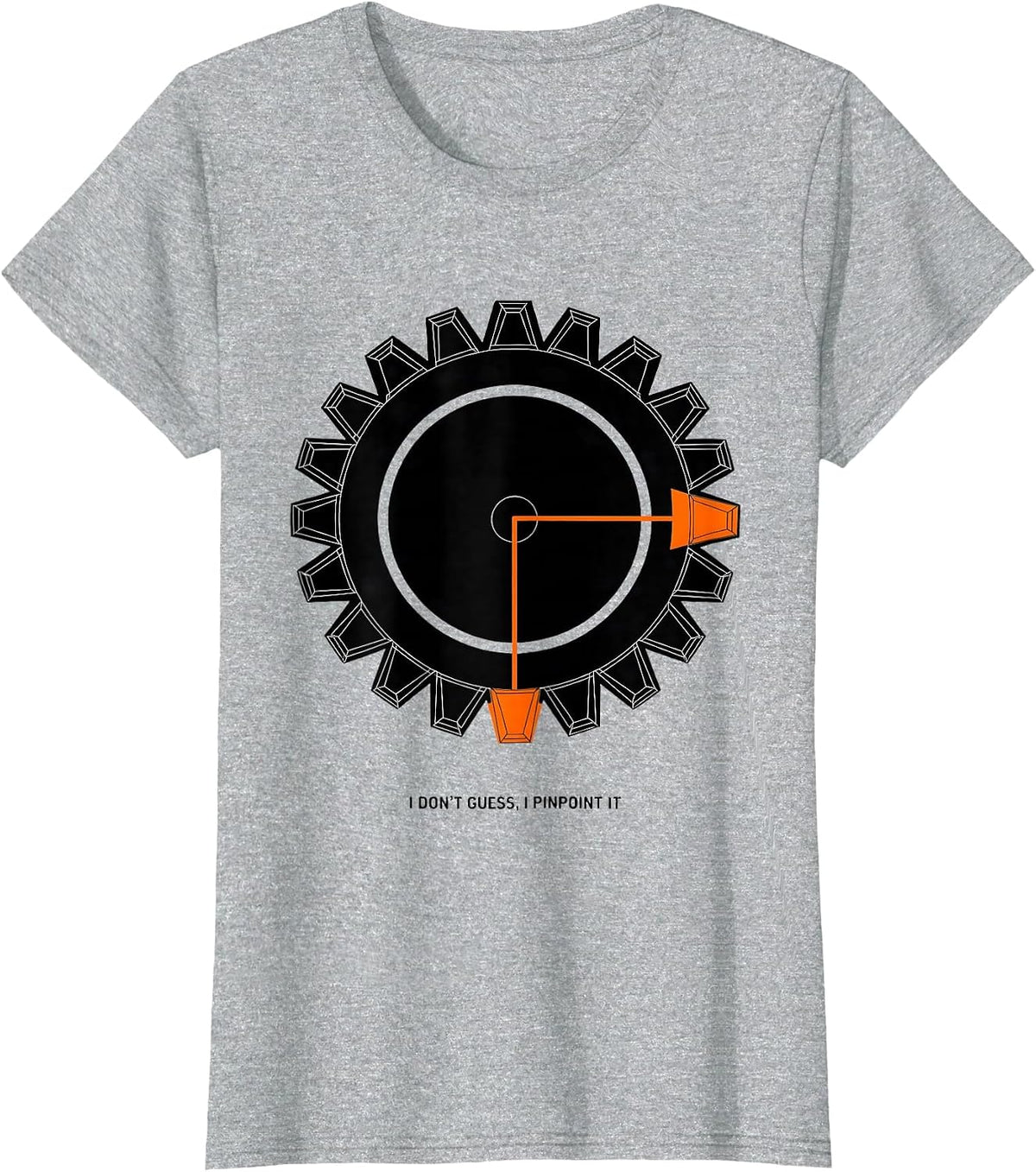 I Don't Guess, I Pinpoint It Funny Mechanic Auto Technician T-Shirt - Heather Grey